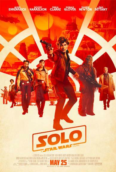 solo star wars vintage look poster