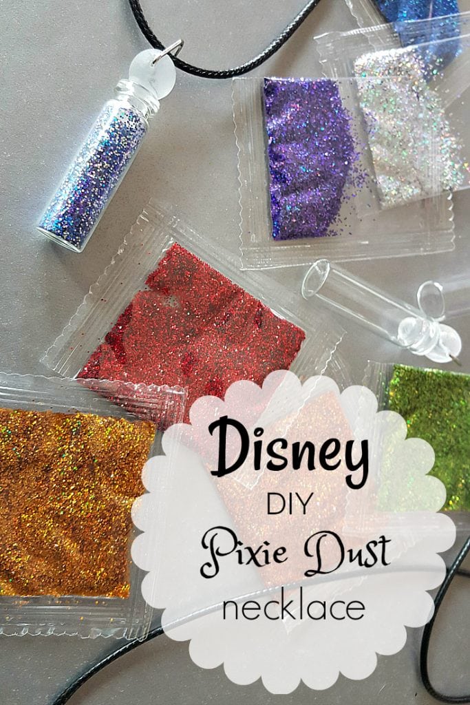 Disney DIY Pixie Dust Necklace - Peter Pan Tinkerbell Fairy Dust Craft