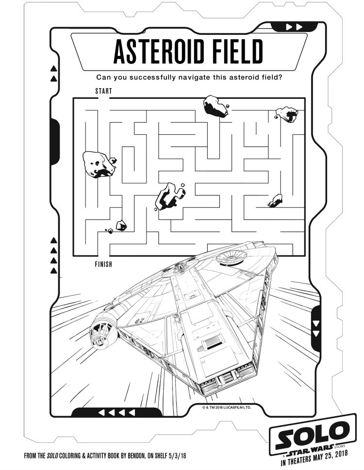 Star Wars Printable Maze