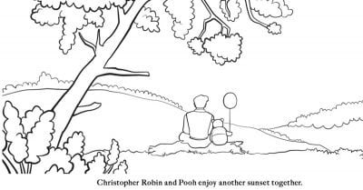 Disney Christopher Robin Coloring Page