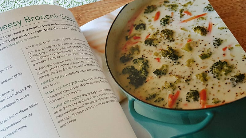 cheesy broccoli soup freezer meal