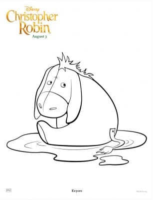 Eeyore Coloring Page - Free Disney Printable | Mama Likes This