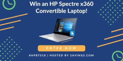 HP Spectre Laptop Giveaway – Ends 8/24/18