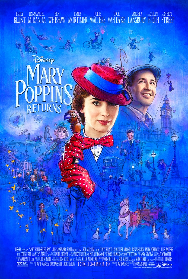 Disney Mary Poppins Returns Poster and Official Trailer 