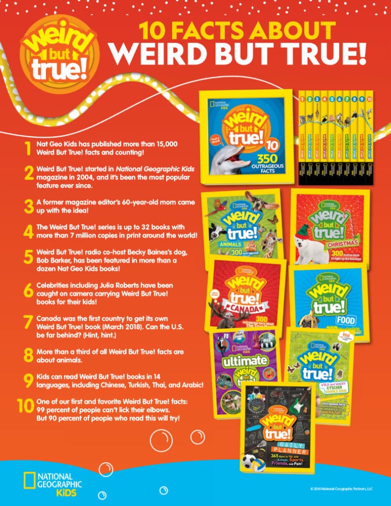 natgeo weird but true facts printable