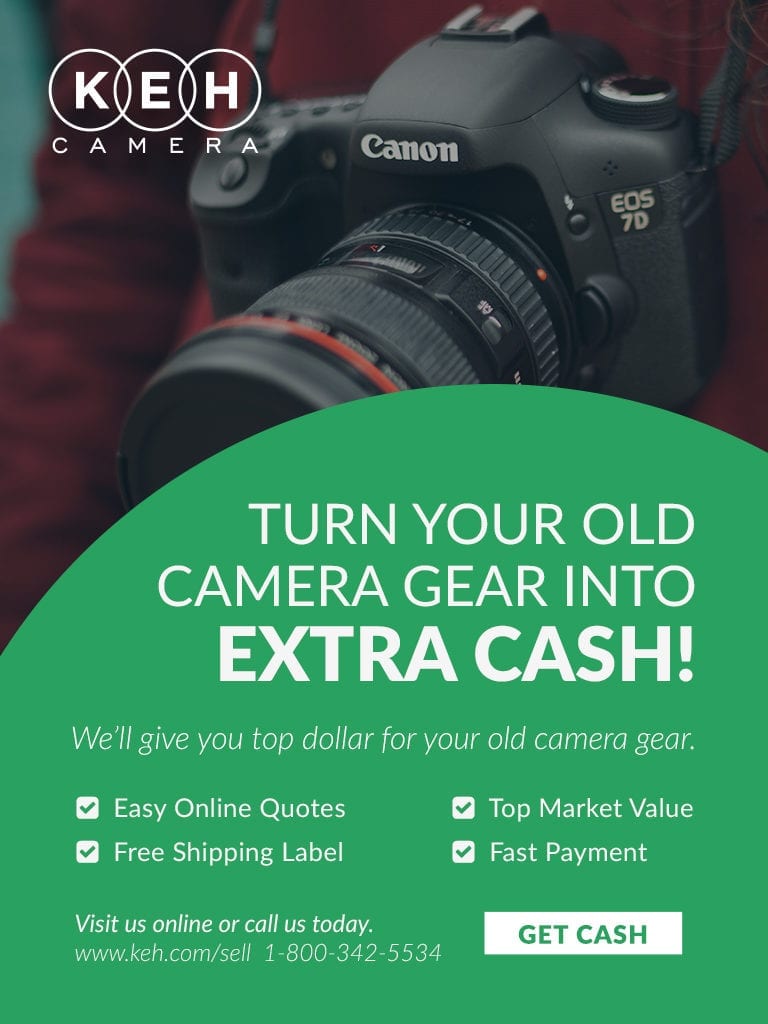 keh Get Cash for Camera Gear