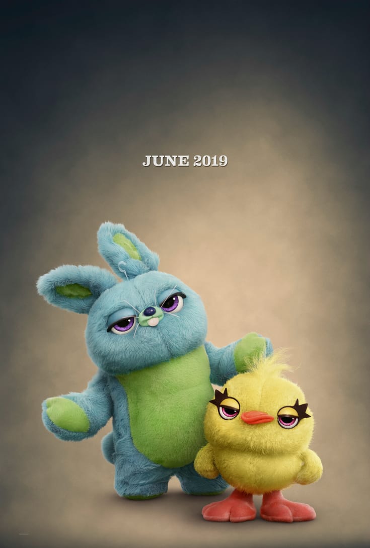 Key and Peele as Ducky and Bunny in Disney Toy Story 4 