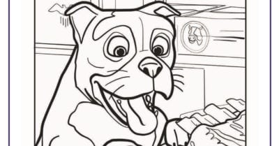 feature sgt stubby coloring page