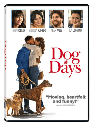 Dog Days Movie DVD - Nina Dobrev, Vanessa Hudgens, Adam Pally, Eva Longoria