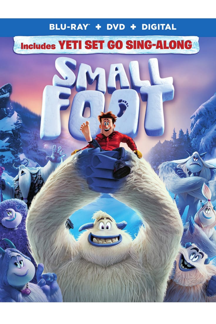 Smallfoot Movie Blu-ray DVD - Yeti Sing-along