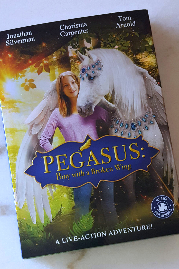 Pegasus Pony With a Broken Wing DVD starring Jonathan Silverman, Charisma Carpenter and Tom Arnold - Live action family friendly film