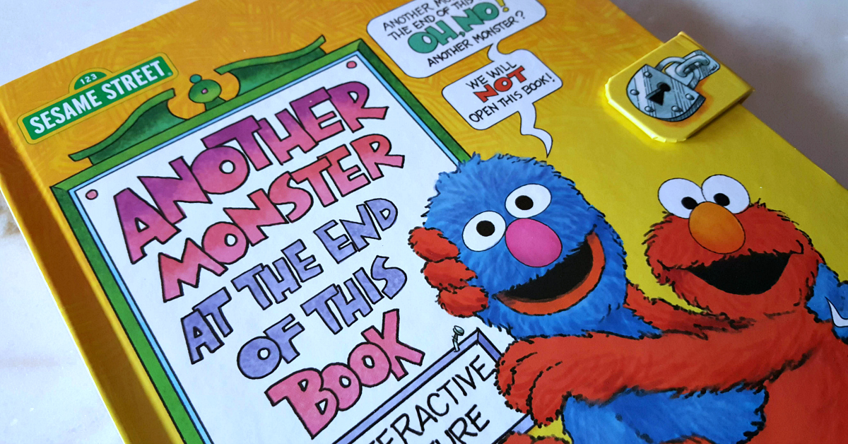 feature sesame street monster book