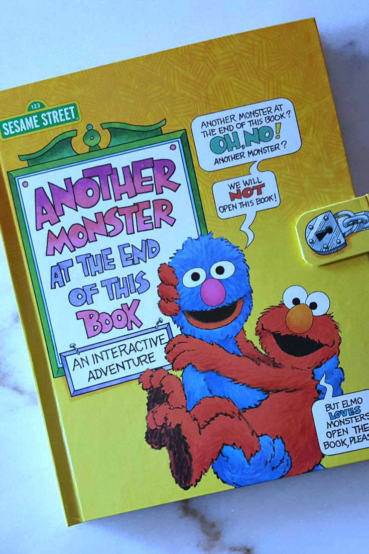 Sesame Street Monster Book - Another Monster At The End of This Book by Jon Stone for children ages 3-5