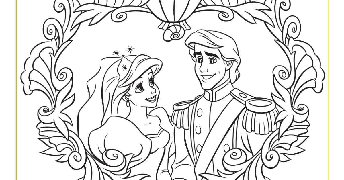 prince eric statue coloring pages