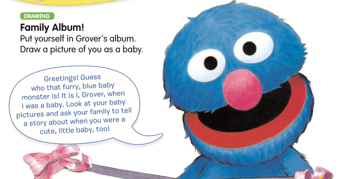 Sesame Street Family Coloring Page | Mama Likes This