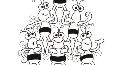 feature twiddlebug coloring page