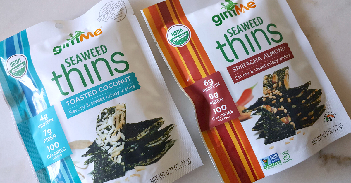 expo west gimme seaweed thins