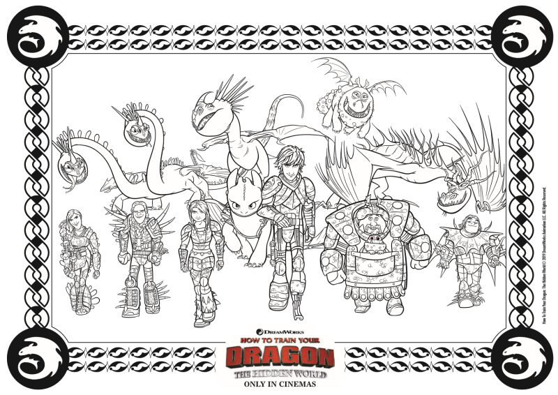 Download HTTYD Coloring Page - Free Printable Activity | Mama Likes ...