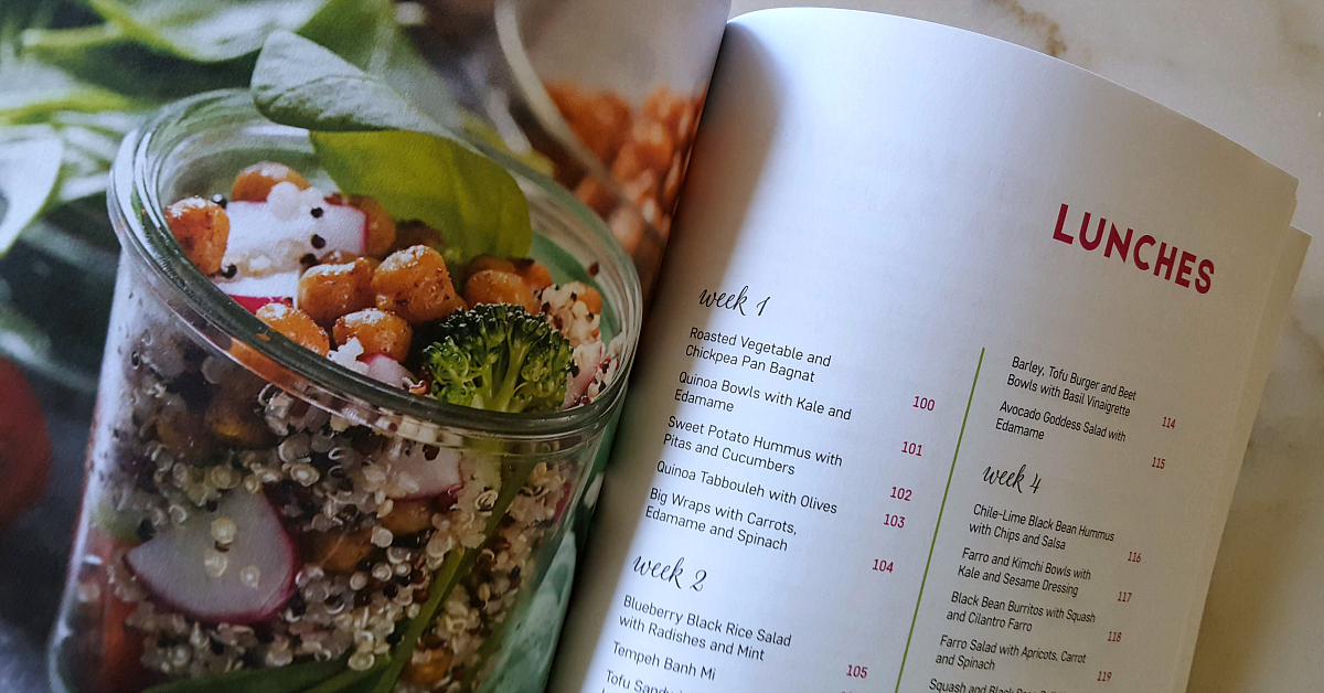 lunch vegan meal prep