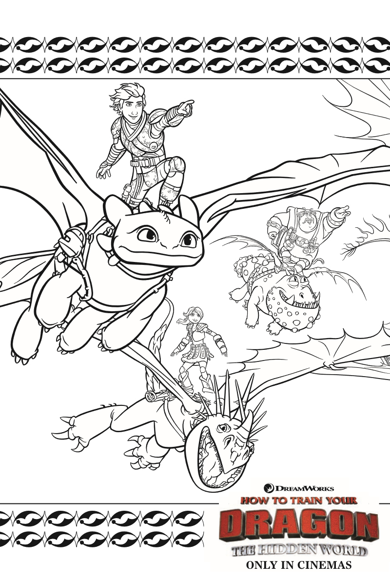 Download Dragons Coloring Page from How To Train Your Dragon | Mama ...