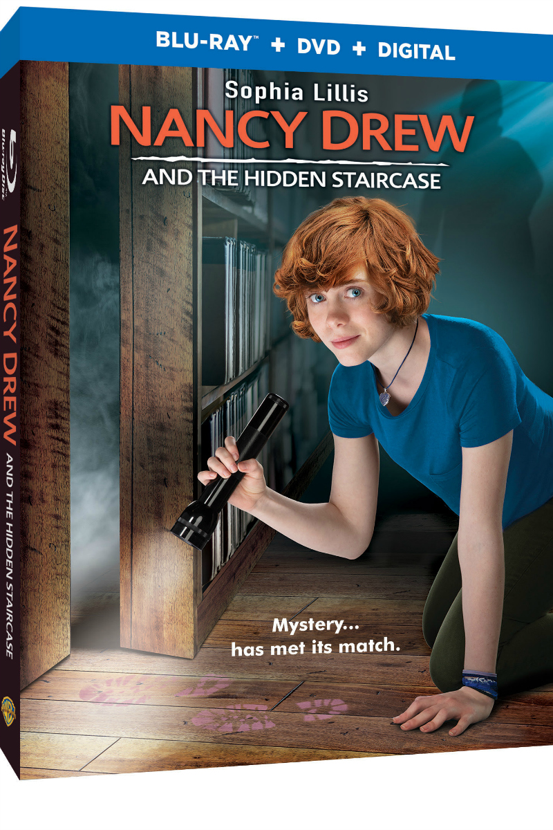 Nancy Drew and The Hidden Staircase Movie Blu-ray DVD Digital Combo Pack - Starring Sophia Lillis