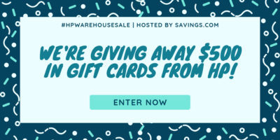 feature hp warehouse sale giveaway