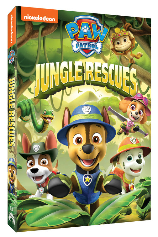 Paw Patrol Jungle Rescues DVD from Nickelodeon