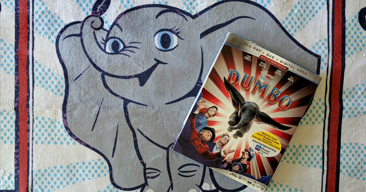 disney tim burton dumbo movie blu-day dvd