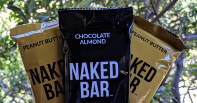 peanut butter and chocolate almond naked bar