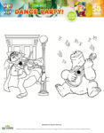 Sesame Street Party Coloring Page Printable - Mama Likes This