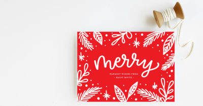 basic invite plan your holiday cards
