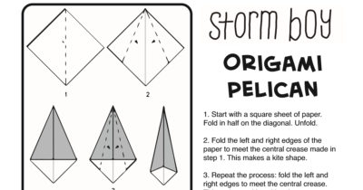 feature pelican origami