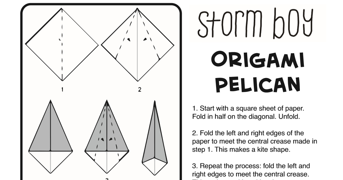 origami instructions printable