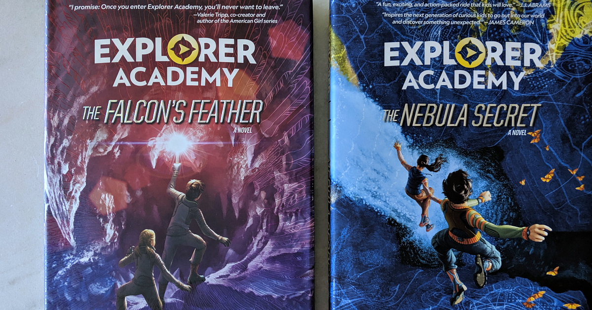 hardcover explorer academy books