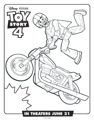 free printable duke caboom coloring pages toy story