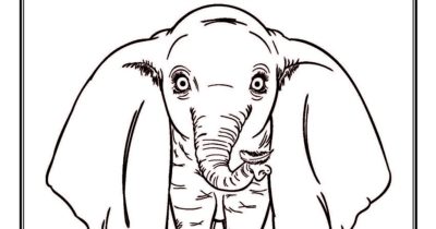 dumbo coloring page