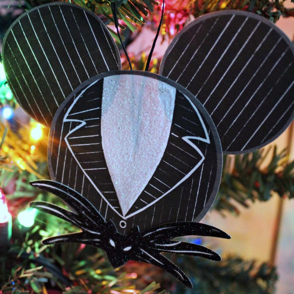 Free Printable DIY Jack Skellington Ornament Craft Mama Likes This