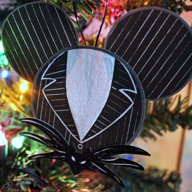 Free Printable DIY Jack Skellington Ornament Craft Mama Likes This