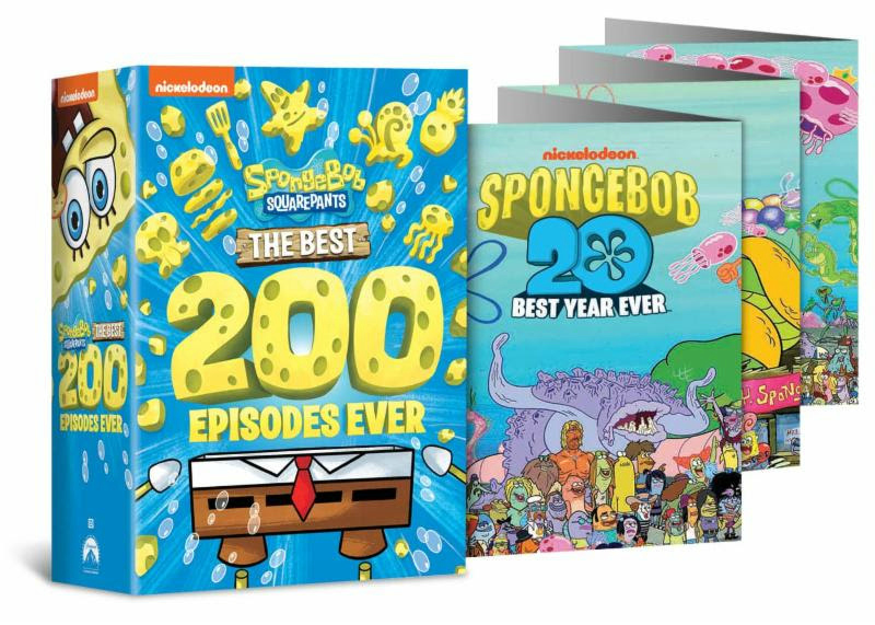 nickelodeon sponge bob square pants dvd box set and poster