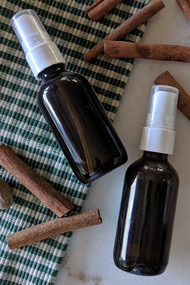 pin amber bottles for fall room sprays