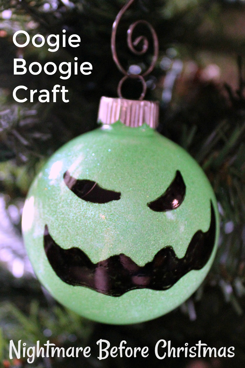 Oogie Boogie Ornament Craft from Nightmare Before Christmas