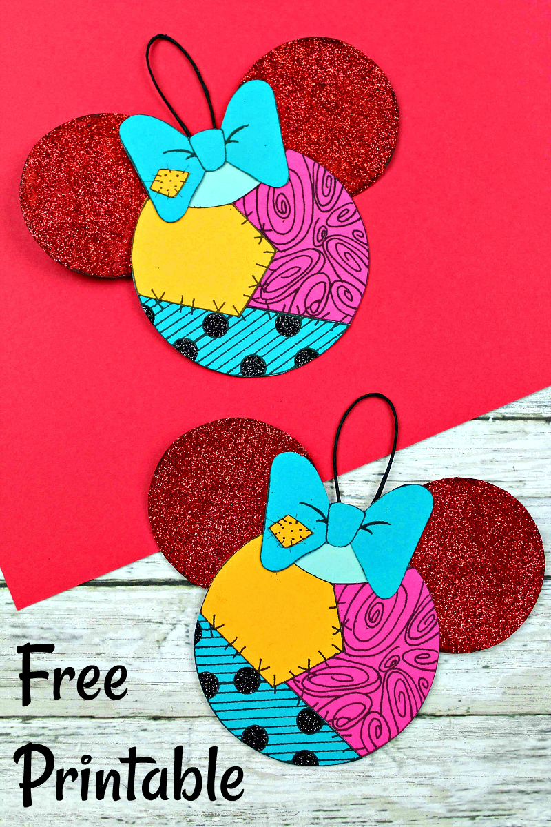 pin free printable sally ornament craft