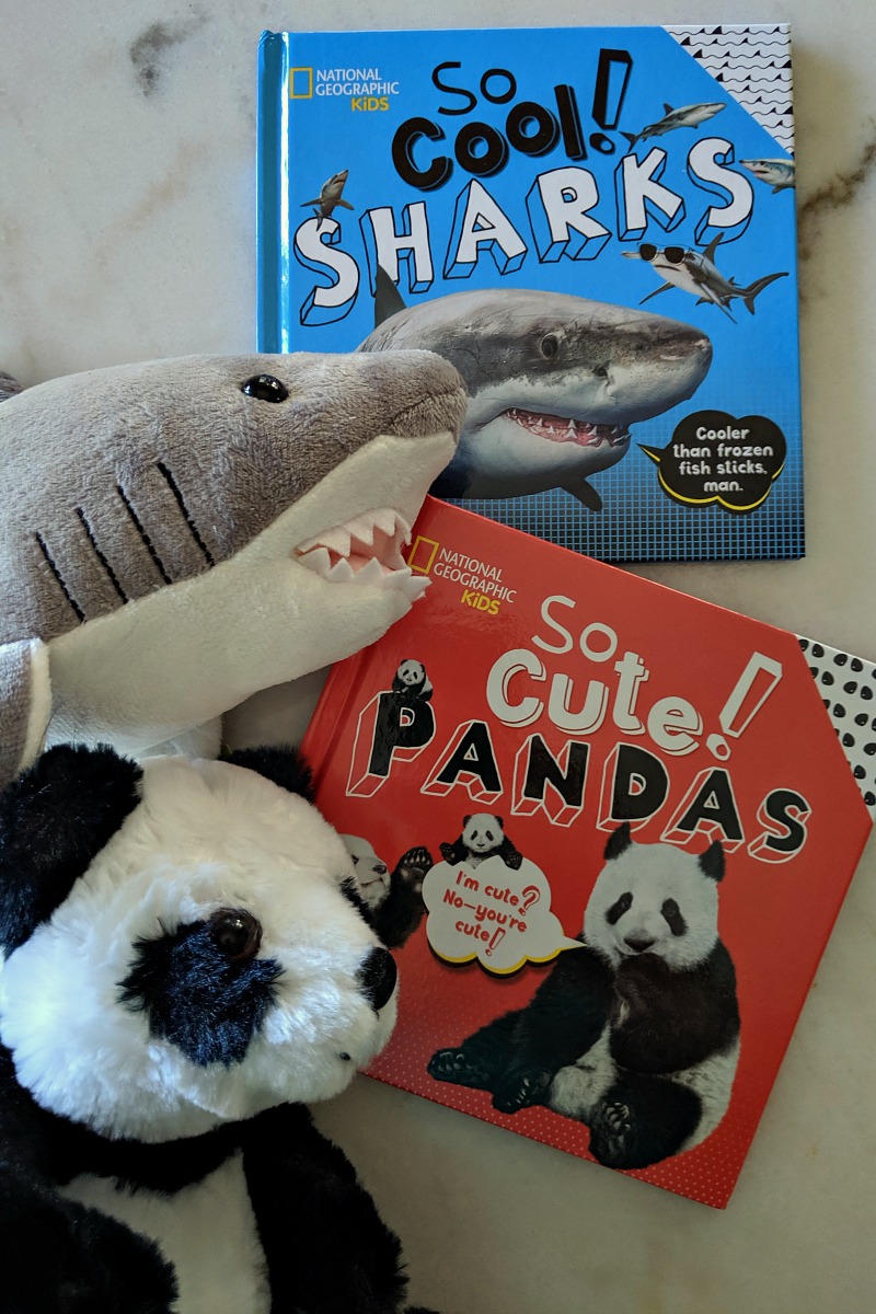 Nat Geo Sharks and Pandas Books for Kids #book #books #childrensbook #childrensbooks #shark #sharks #panda #pandas #natgeo #natgeokids