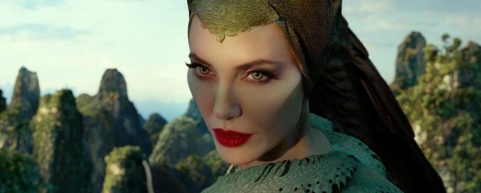 angelina jolie as maleficent in movie scene