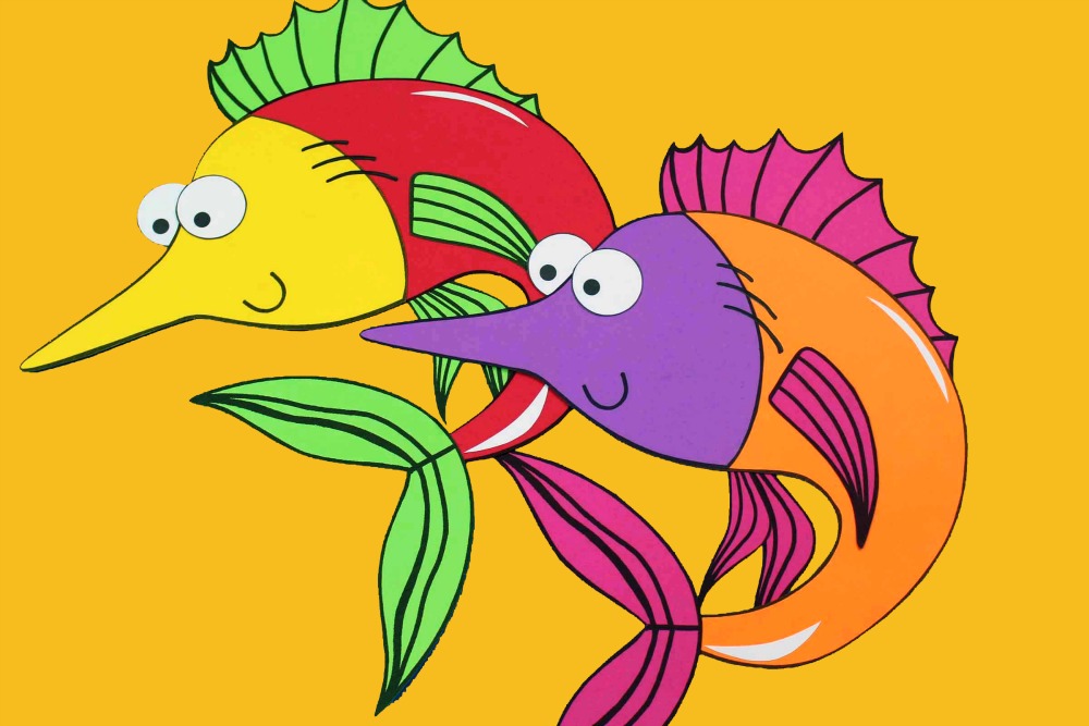 Free: Fish Color Classroom Bulletin board Clip art - fish 