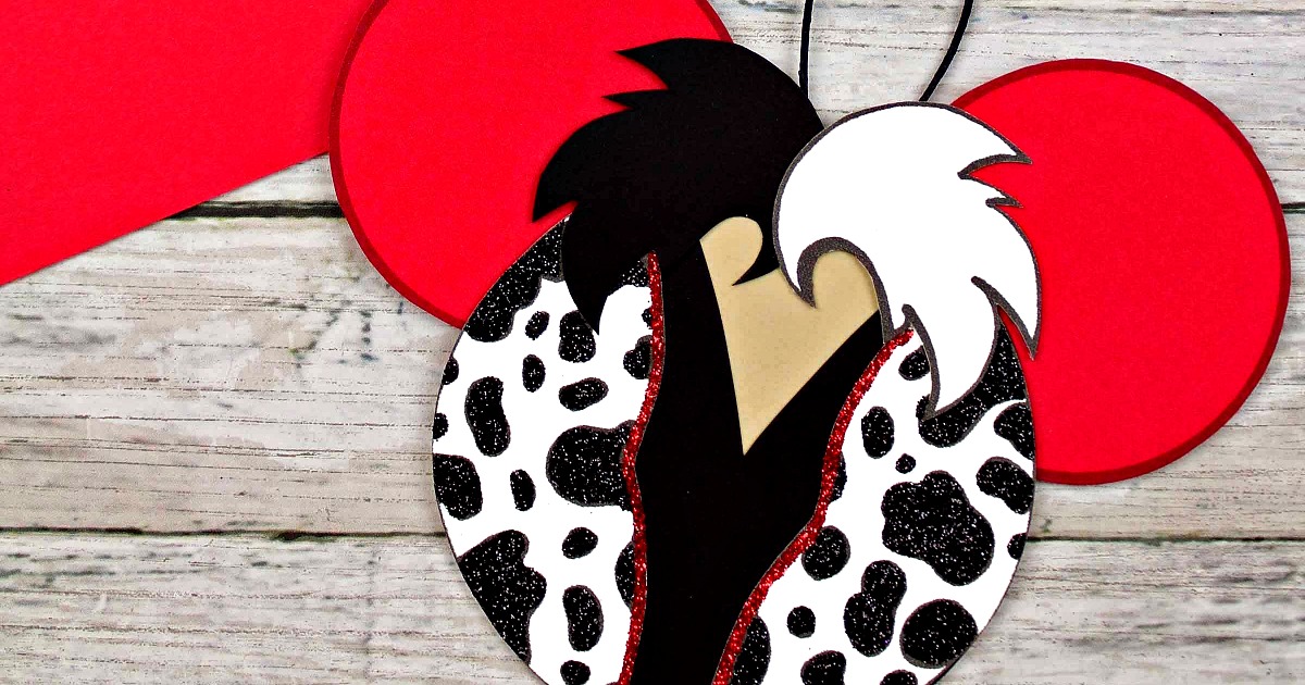 disney cruella ornament printable craft