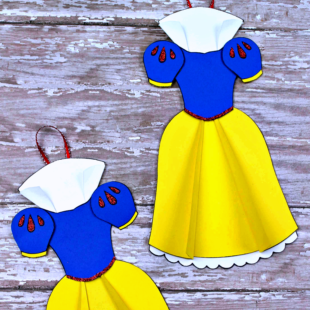 insta snow white dress ornament