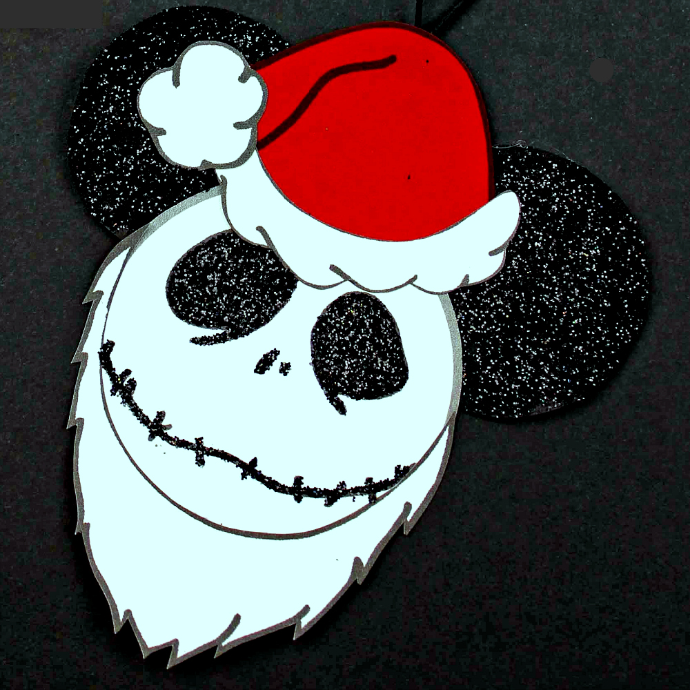 jack skeleton christmas hat