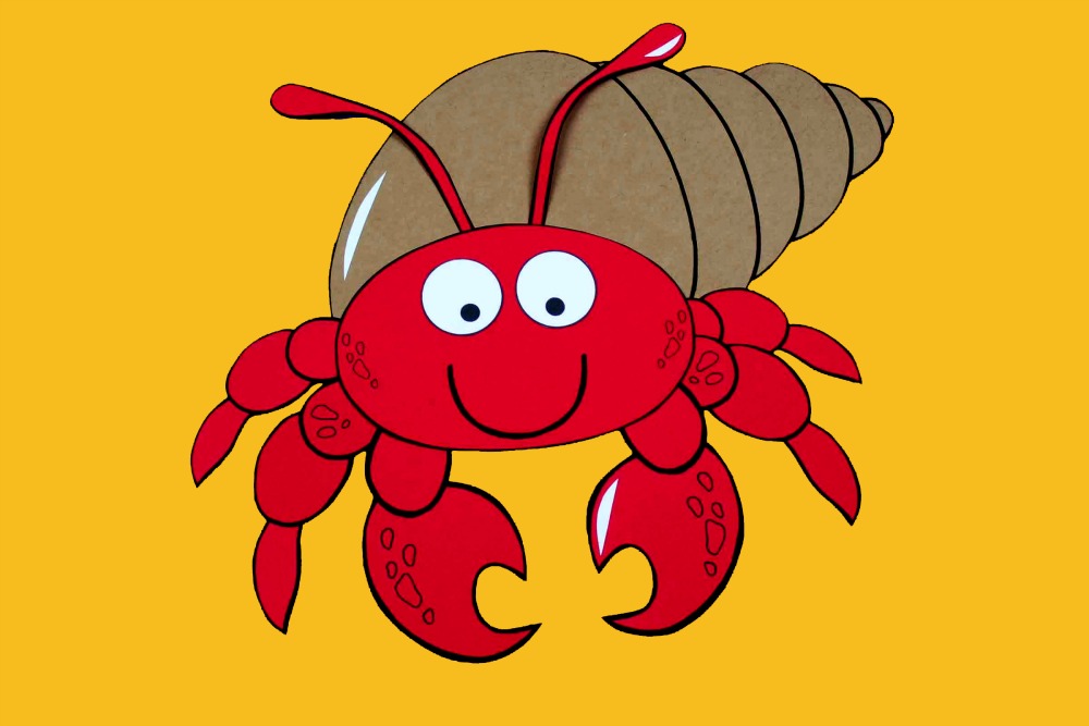 Free Printable Hermit Crab Craft Mama Likes This