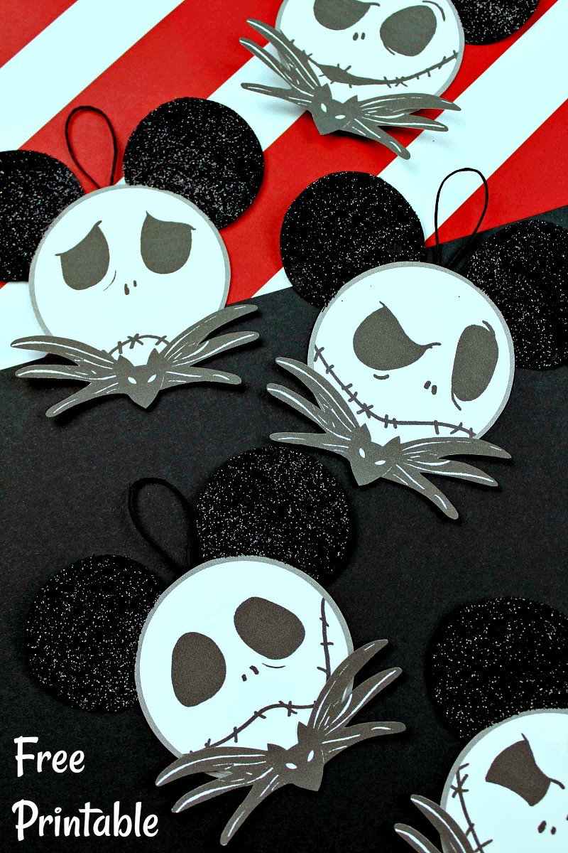 The Many Faces of Jack Skellington Ornament Craft Mama Likes This